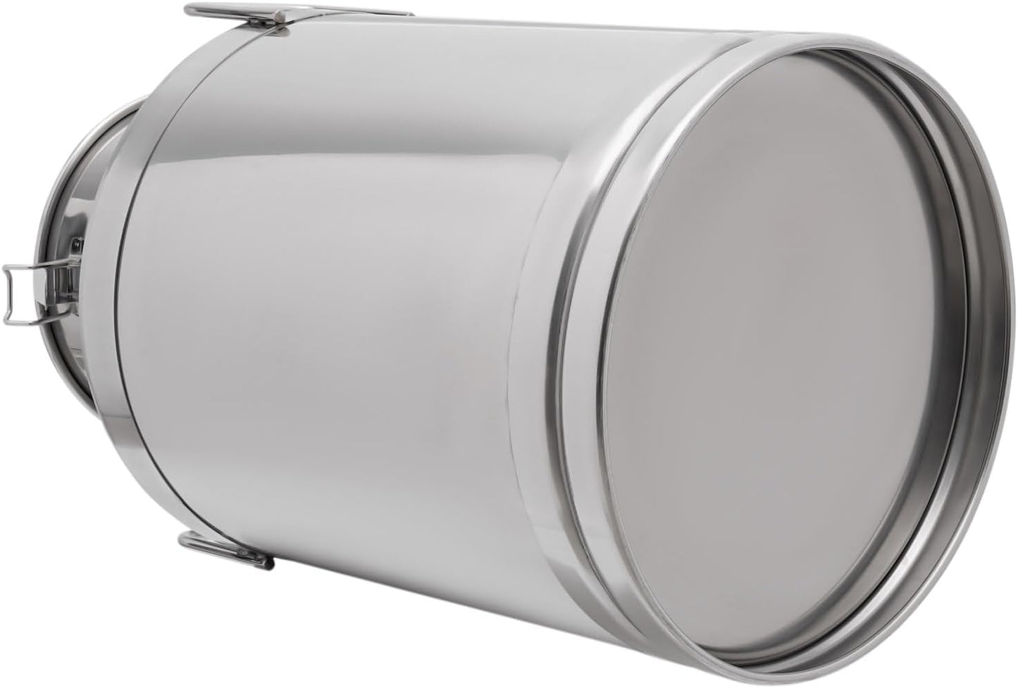 Stainless Steel Milk Bucket With Faucet, Large Liquid Container Storage,Stainless Steel Milk Can With Sealing Lid and Carry Handle,for Wine(60L/15.9 Gal,w/Faucet)