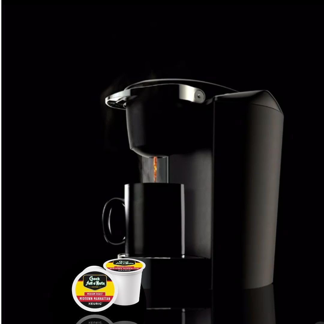 Chock Full o'Nuts Midtown Manhattan Coffee, Compatible with Keurig K-Cup Pods, 12 CT (Pack of 6)