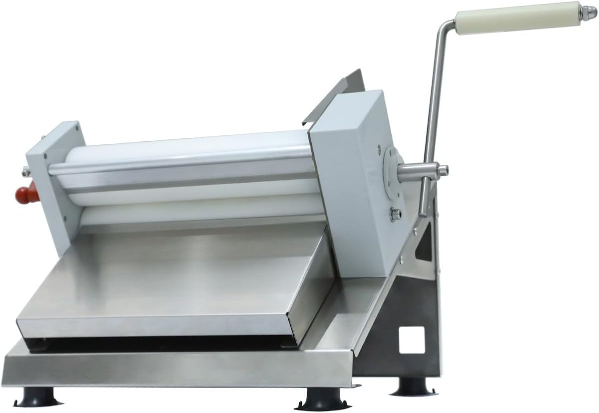 Manual Fondant Dough Sheeter, 12 inch Pastry Dough Roller, Croissant Baking Presser