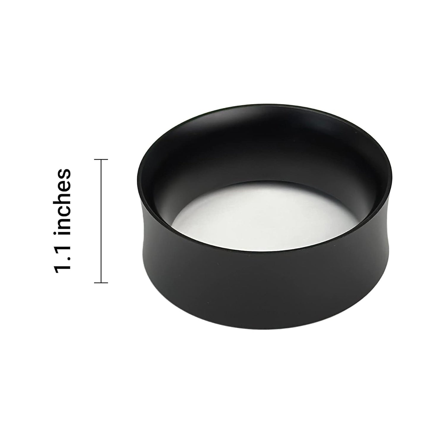 MiiCoffee 58mm Magnetic Dosing Funnel - Espresso Coffee Dosing Ring - Anodized Aluminum with 9 Magnetized Steel Compatible with 58mm Portafilter (Tall)