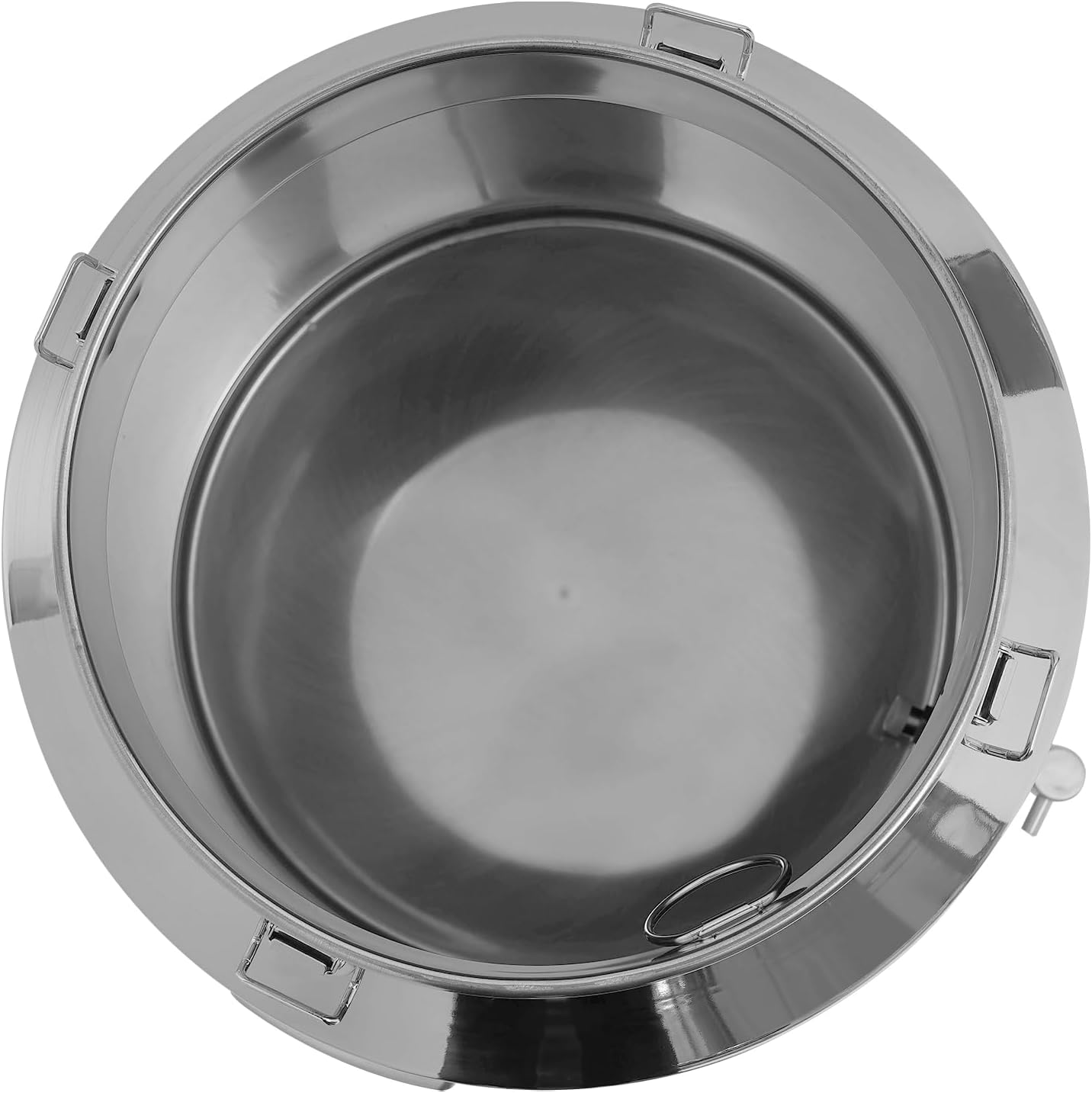 Stainless Steel Milk Bucket With Faucet, Large Liquid Container Storage,Stainless Steel Milk Can With Sealing Lid and Carry Handle,for Wine (76L/20Gal,w/Faucet)