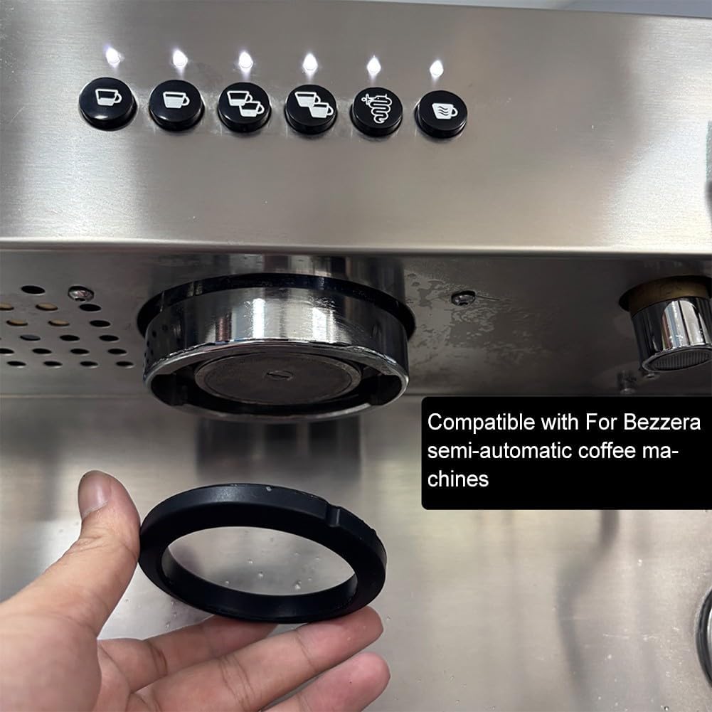 Group Head Seal Gasket For Bezzera, Espresso Machines Group Nozzle Connector Gasket O-Ring, Silicone Replacement 73X56x10mm(2 pack)