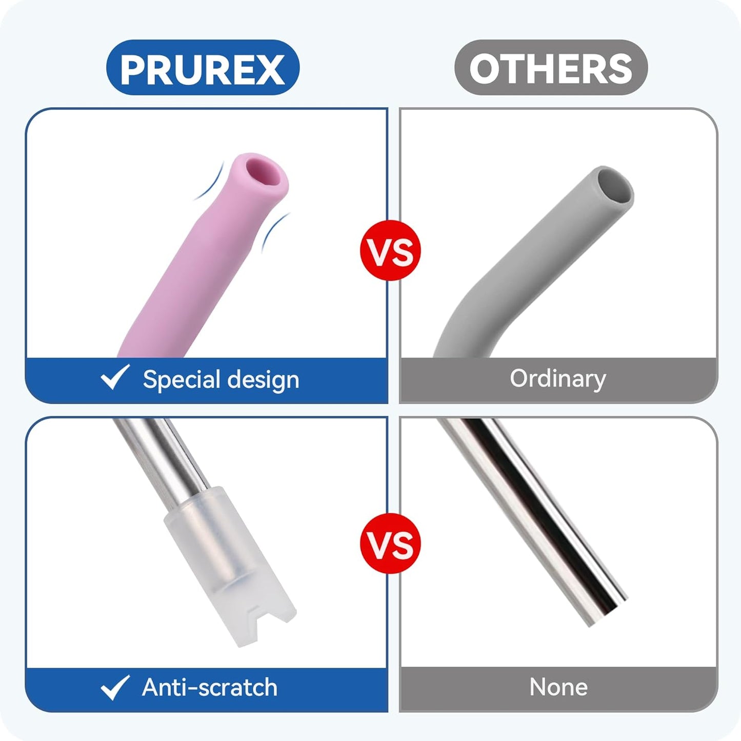 Reusable Metal Straws with Silicone Tip for Stanley 30oz,Stainless Steel Drinking Straws for 30oz Tumbler,3 Straight Tubes & 6 Tips& 1 Cleanr Brush (Goldenrod)