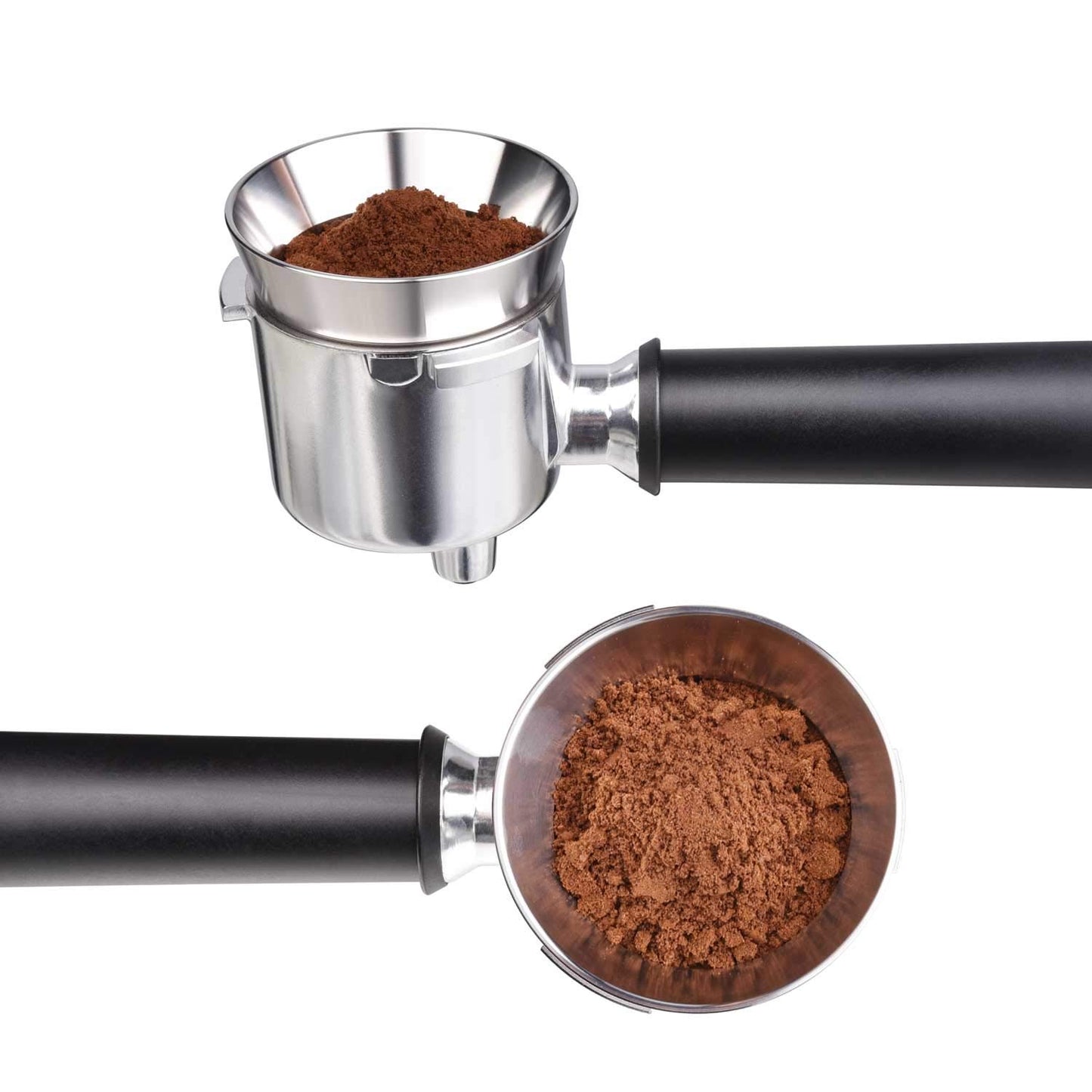 MATOW Stainless Steel Espresso Dosing Funnel Compatible with 51mm Portafilter
