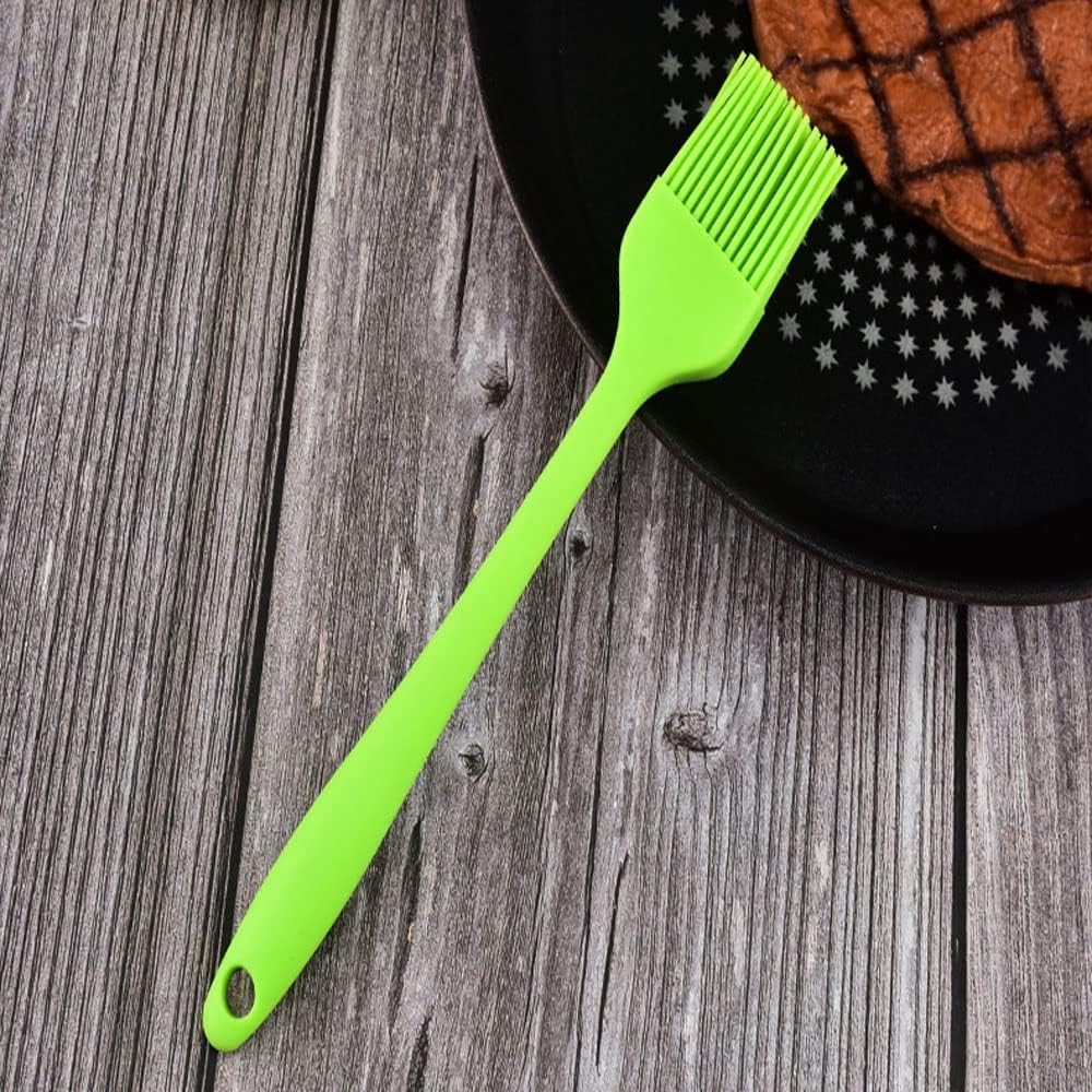 Silicone brush, Oil Brush for BBQ Kitchen Cooking Baking and Grilling(7 PCS,Pink)