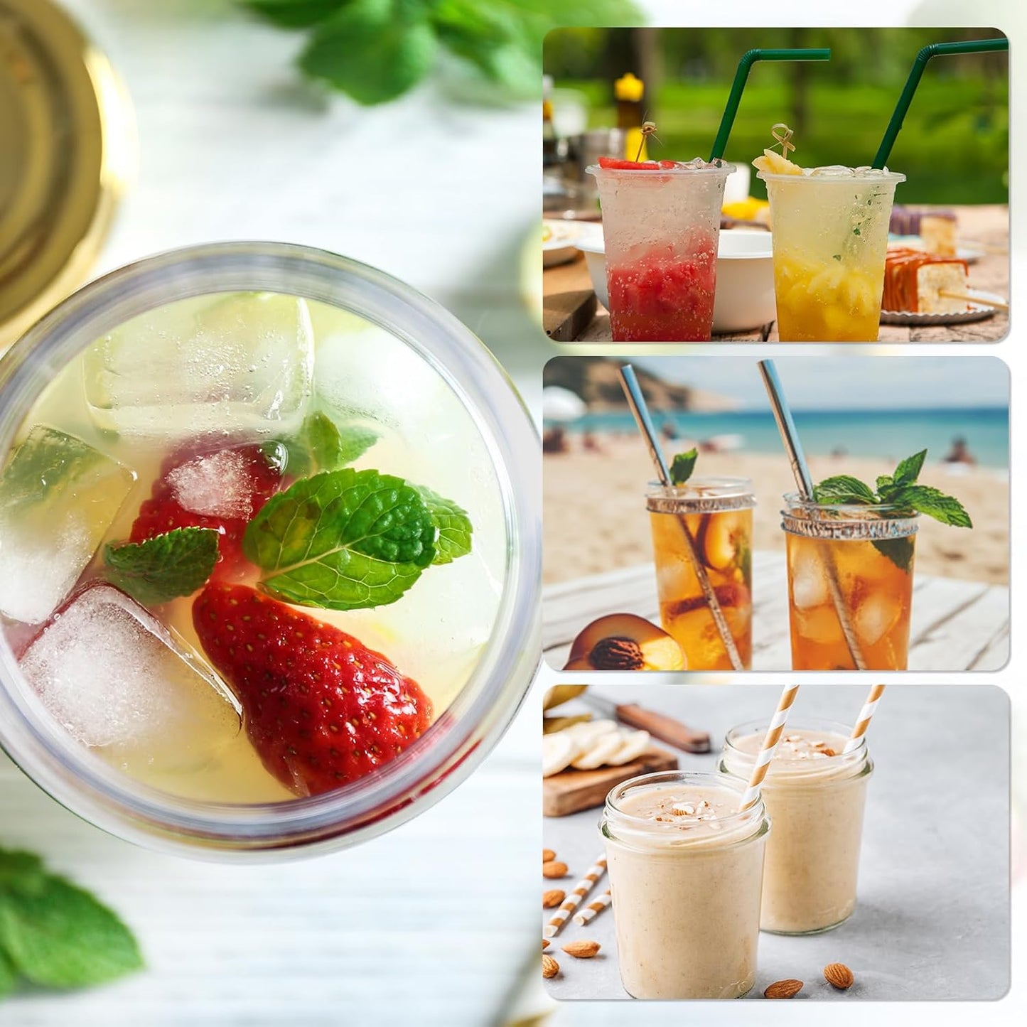 uxcell 20Pcs Silicone Straw Tips, Metal Straw Covers, Soft Reusable Straws Tips Fit for 8mm/0.31" OD Stainless Steel Straws (Purple)