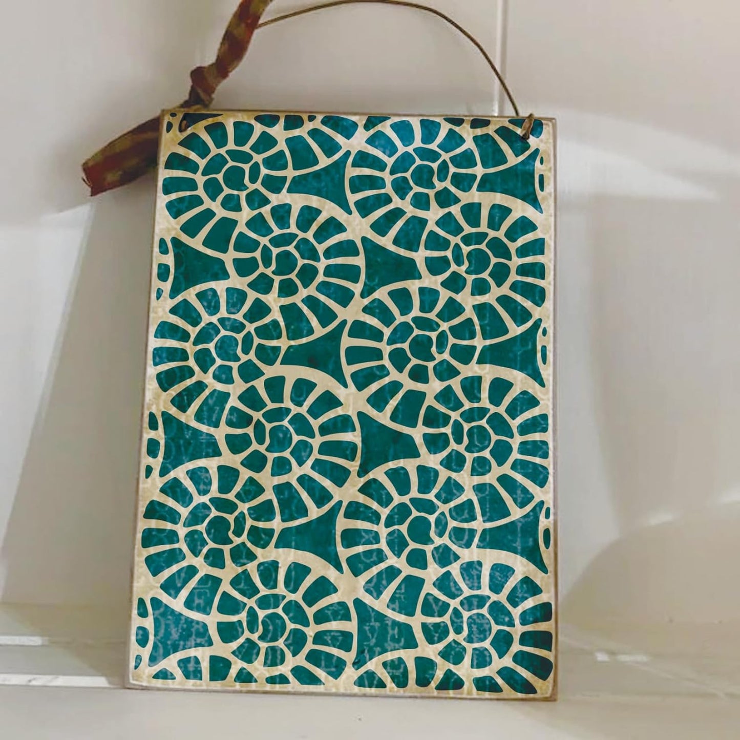 8 Pieces Stencils for Painting Reusable Corals Flowers Leaves Stencils Template Spray Paint Crafts Stencil for DIY Wood Wall Canvas Floor Furniture Crafts