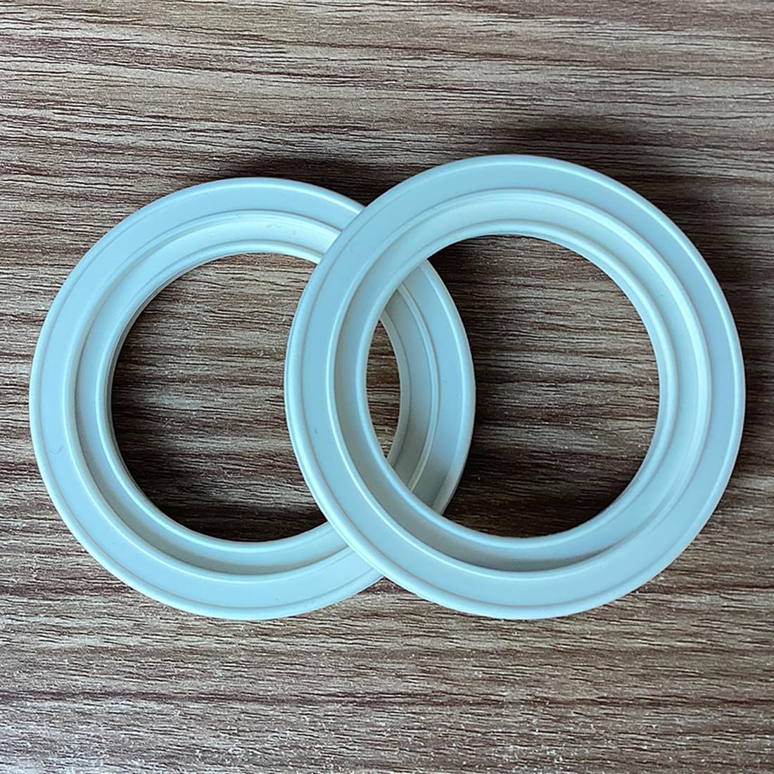 2 PCS Silicone 58 mm Group Head Seal Gasket for Breville Espresso Machine BES920XL BES900XL BES980XL BES990, Steam Ring Replacement for Sage,White