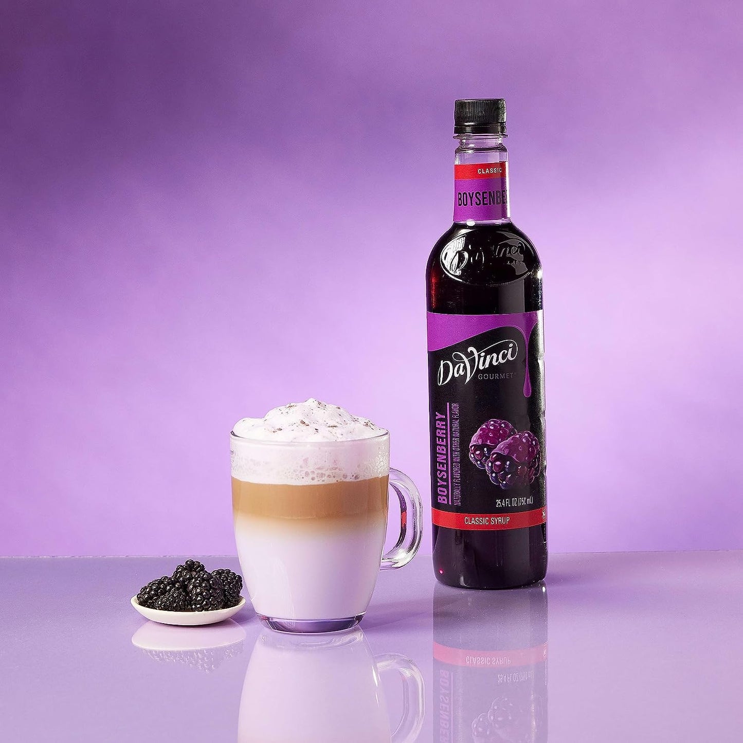 DaVinci Gourmet Boysenberry Syrup, 25.4 Fluid Ounce (Pack of 5)