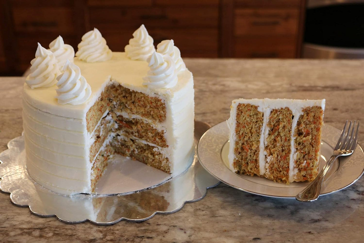 Mom's Place Gluten-Free Carrot Cake Mix – Moist, Spiced, and Dairy-Free – Allergen-Friendly, Non-GMO, Easy to Prepare 15.3 Oz