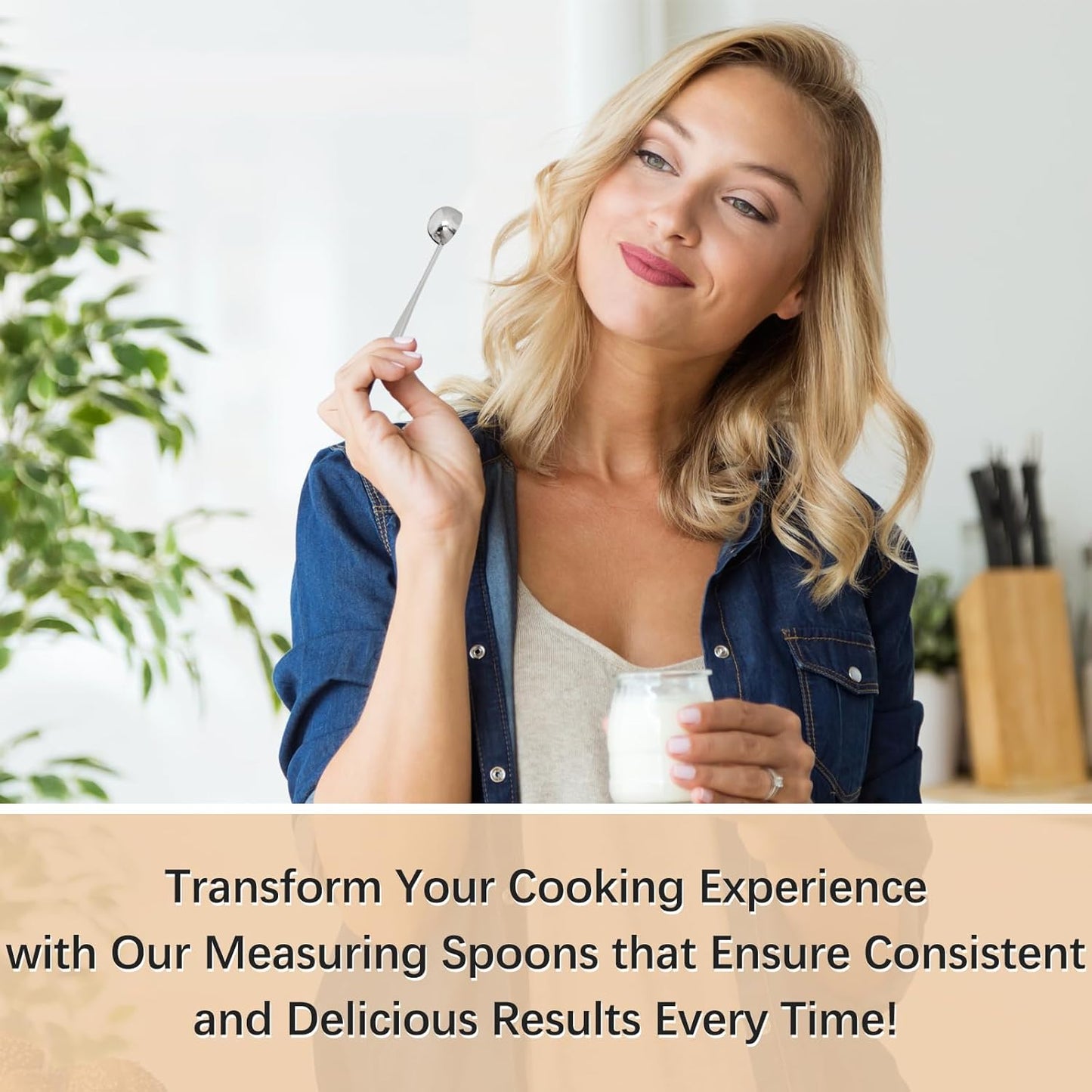 1PCS 1/2tsp(1/6tbsp, 2.5 ml) Single Measuring Spoon, Stainless Steel Individual Teaspoon, Metal Measure Scoop with Gift Box