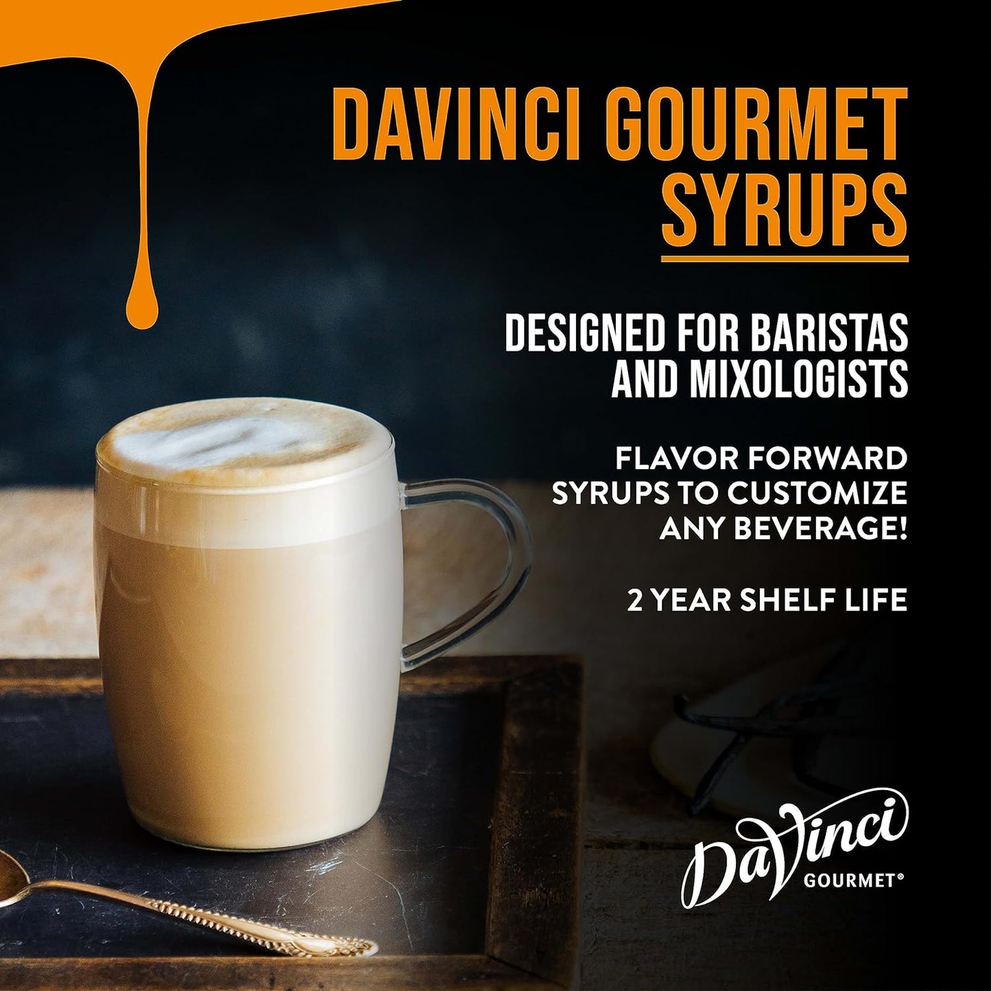 DaVinci Gourmet Classic Irish Cream Syrup, 25.4 Fluid Ounces (Pack of 4)