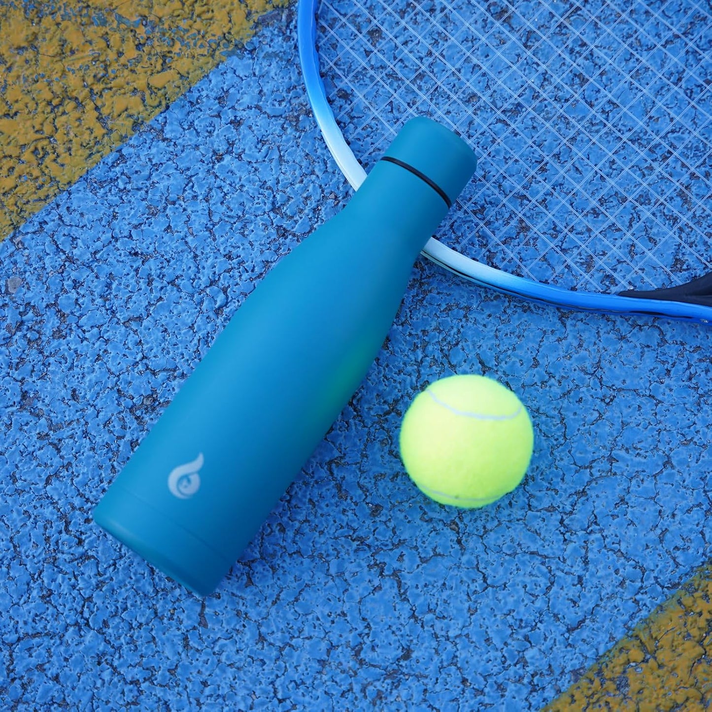 BJPKPK 25oz Insulated Stainless Steel Water Bottles Reusable Metal Travel Sports Water Bottle Keep Cold and Hot,Sea Salt