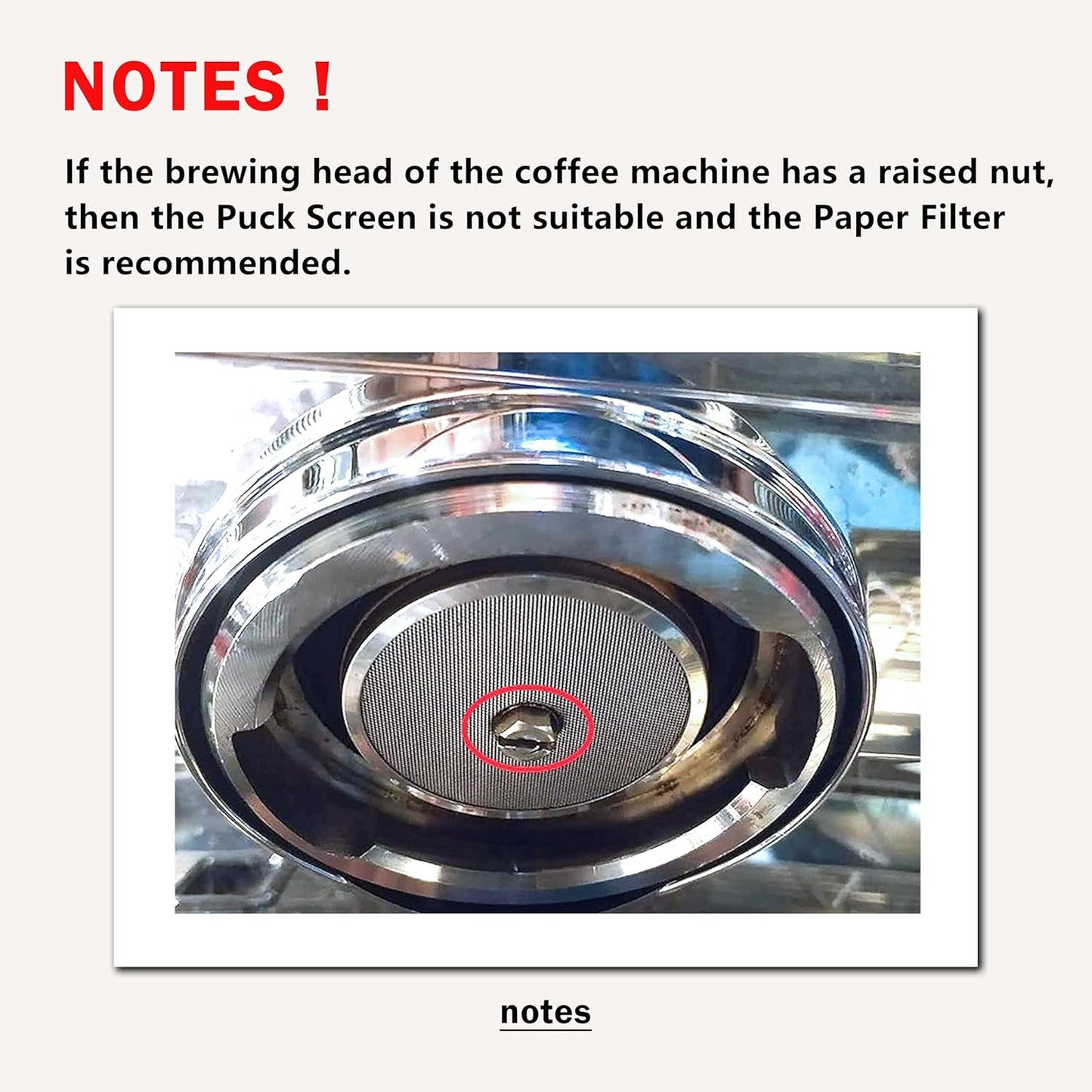 NEOUZA V4 Espresso Puck Screen 0.8mm Thickness Honeycomb Mesh Double Layer Black Protective Coating for Coffee Portafilter Basket (2, Silver, 53mm)