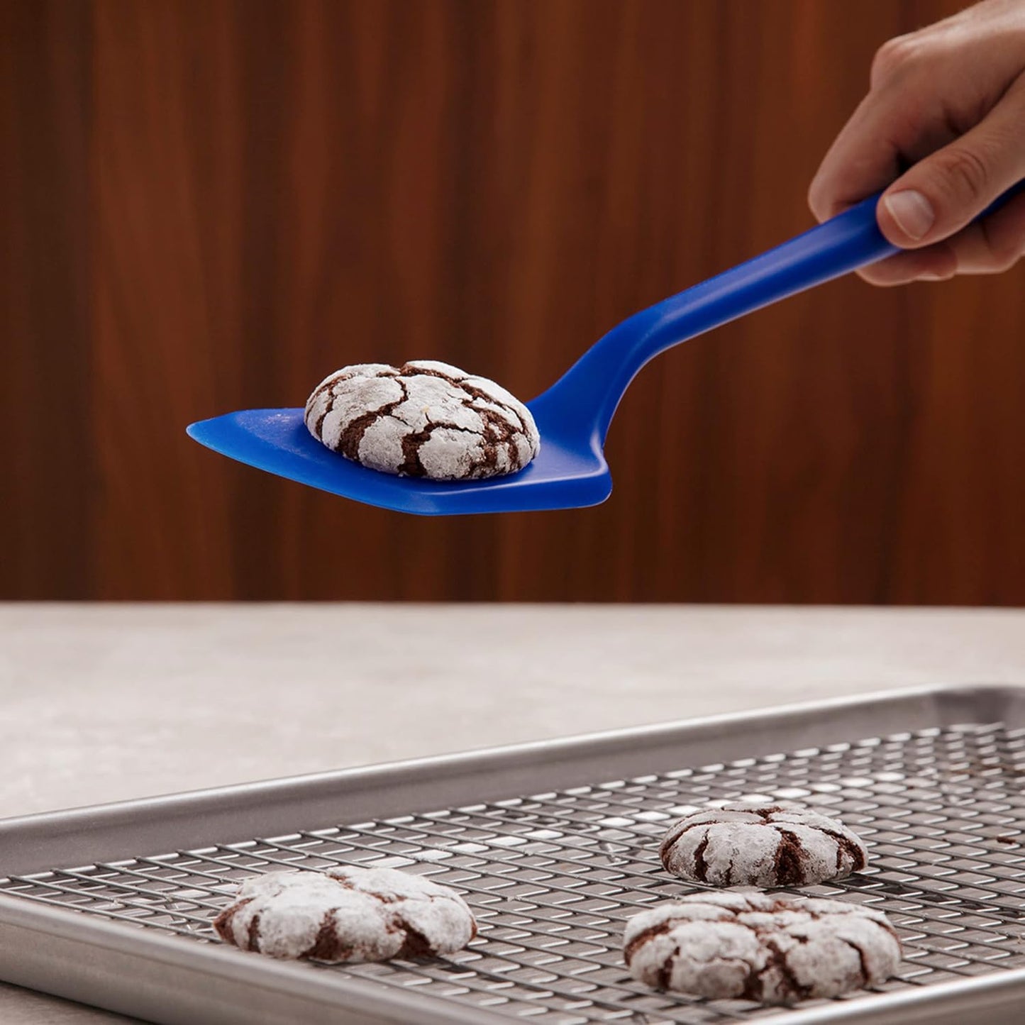 GIR: Get It Right Silicone Turner Spatula - 13-Inch Studio - Heat Resistant To 425°F & Fiberglass Core - Ergonomic & Nonplastic Non-Scratch Design - Dishwasher-Friendly Kitchen Tool
