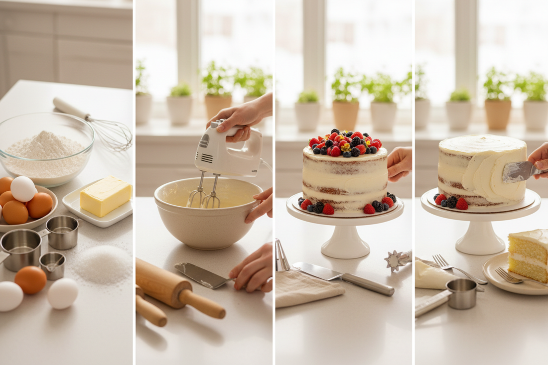 Step-by-Step Guide to Baking Bakery-Quality Cakes at Home