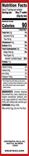 Krusteaz Cookie Mix, Butter Vanilla Sugar Cookie Mix, 14-Ounce Box (Pack of 1)