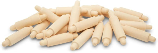 Wooden Mini Rolling Pin, 1-5/8 inches, Pack of 50, Perfect for Scrapbook Projects, Miniatures, Party Decor, and Crafts, by Woodpeckers