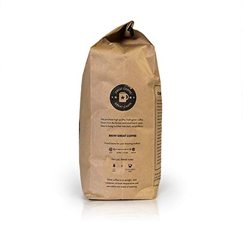 5lb Fair Trade Organic Certified Sumatra Ground Coffee Dark Roast, 100% Arabica Specialty Coffee, 80 ounces, 5 pounds, Bulk Coffee