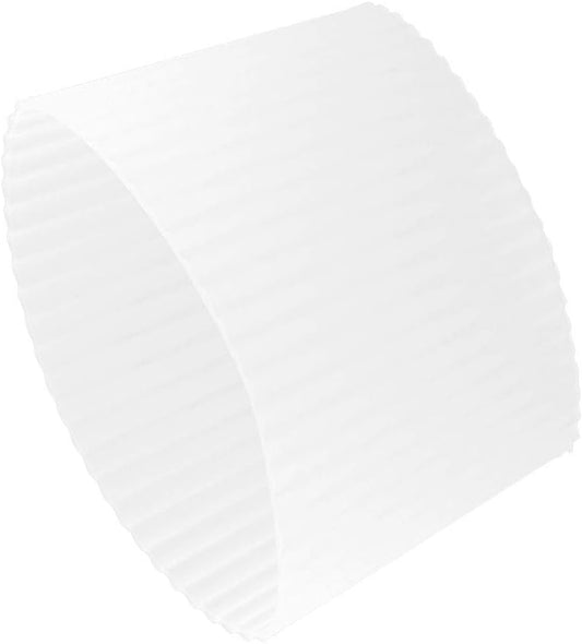 uxcell Silicone Nonslip Glass Bottle Mug Cup Sleeve Protector Cover White