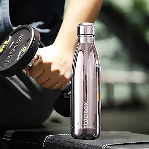 BJPKPK 17oz Insulated Stainless Steel Water Bottles,Sports Water Bottles Keep Cold for 24 Hours and Hot for 12 Hours,BPA Free for Travel,Caribbean Sunrise