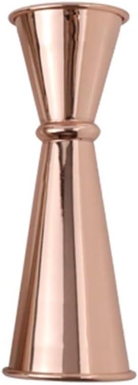 2-Piece Dual-Sided Bartending Jigger Set - 1oz & 2oz Measured Markings, 304 Stainless Steel, Food-Grade Cocktail Measuring Tool for Professional & Home Bars (Rose Gold)