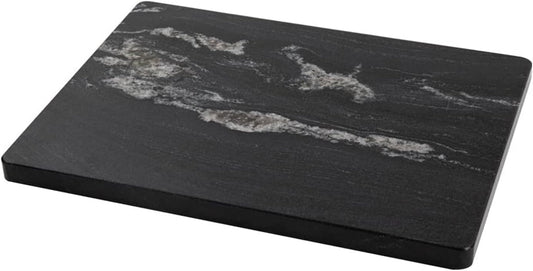 Natural Black Marble Pastry and Cutting Board, 12x16x0.7 Inch, Heavy for Dough Chocolate, Pack of 1
