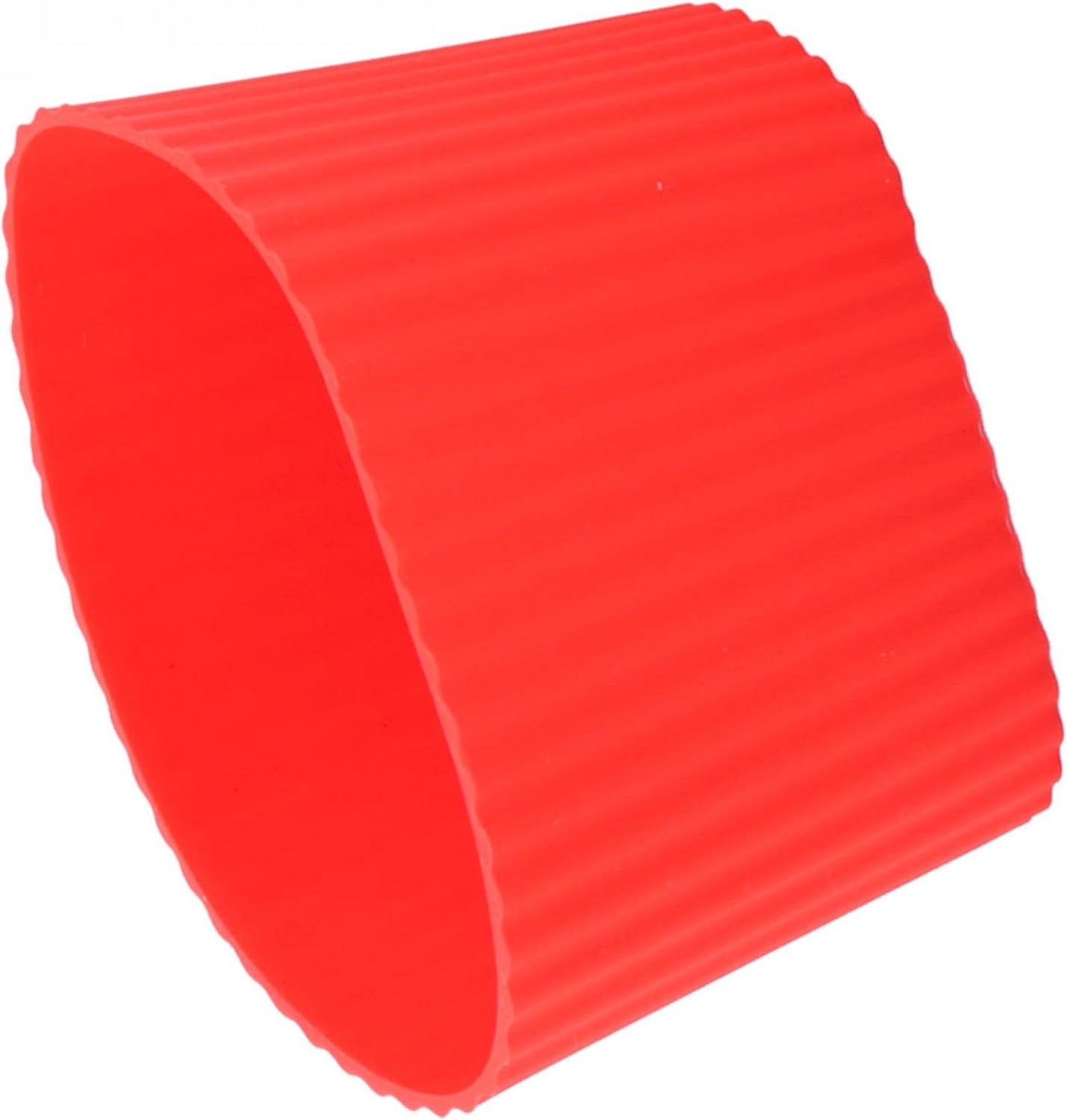 uxcell Silicone Nonslip Glass Bottle Mug Cup Sleeve Protector Cover Red