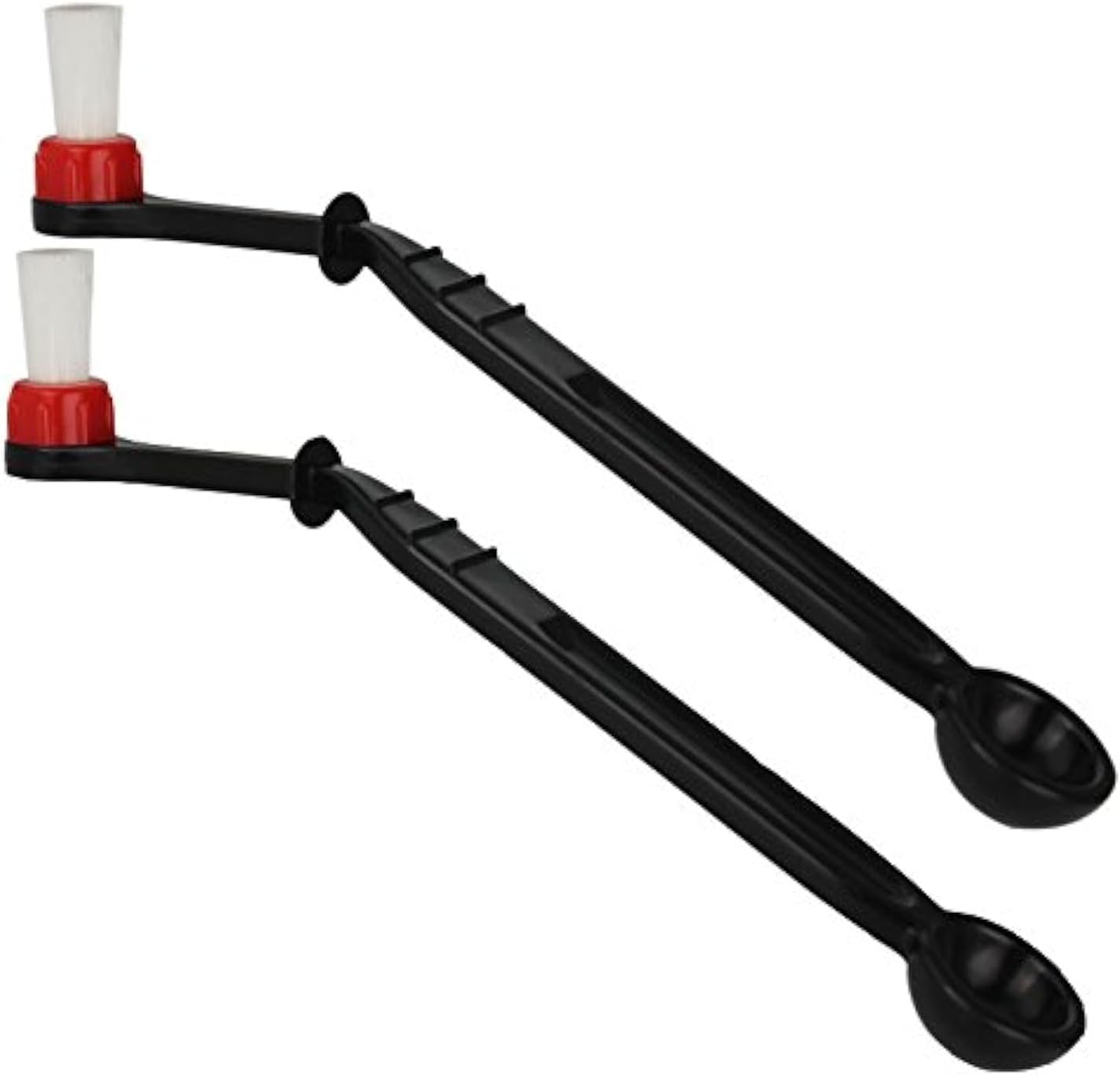 Coffee Machine Brush Cleaner Nylon Espresso Machine Brush Coffee Cleaning Tool with Spoon (Pack of 2)