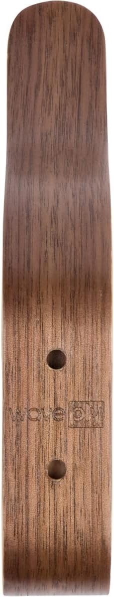 Plywood Wall Hooks Set of 4 Wood Coat Hooks Hanging Clothes Hats Robes Towels Walnut Wooden