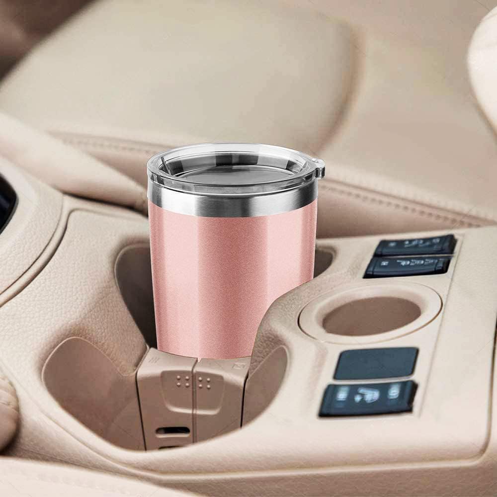 30oz Stainless Steel Travel Mug with Lid, 8 Pack Double Wall Vacuum Insulated Bulk Tumbler, Powder Coated Coffee Cup Suitable for Vehicle Cup Holders(Black)