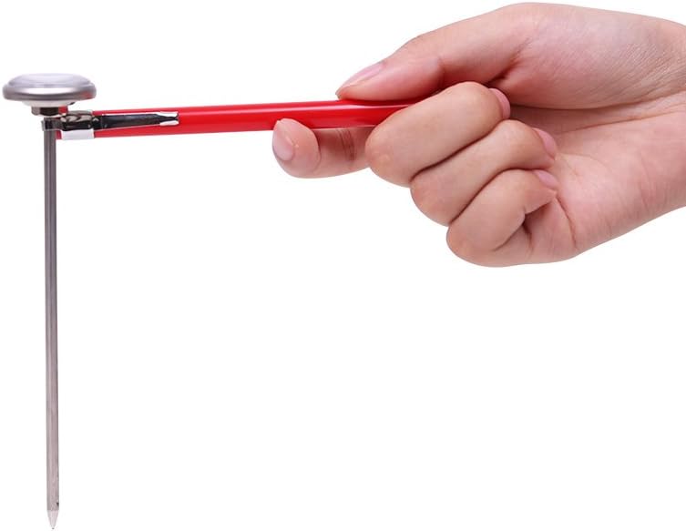 KT THERMO Instant Read 1-Inch Dial Thermometer(2-Pack),Best for The Coffee Drinks,Chocolate Milk Foam