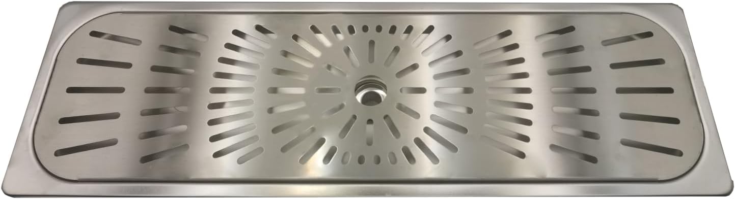 Stainless Steel Drip Tray - Perfect for Homes, Clubs, Bars, Cafes, Restaurants, Hotels, Or Commercial Use - Easy to Clean, No Drainage Required (8.5 * 25.8inch)