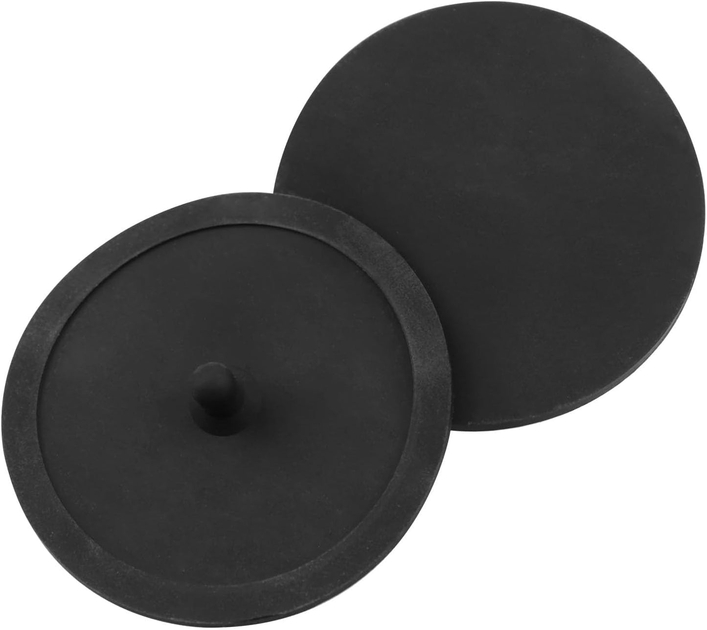 Coffee Machine Handle Cleaning Blind Plate Backflush Tray Blind Hole Insertion Port Filter Plate Cleaner 51mm Coffee Pad Backwashing Tray 2pcs