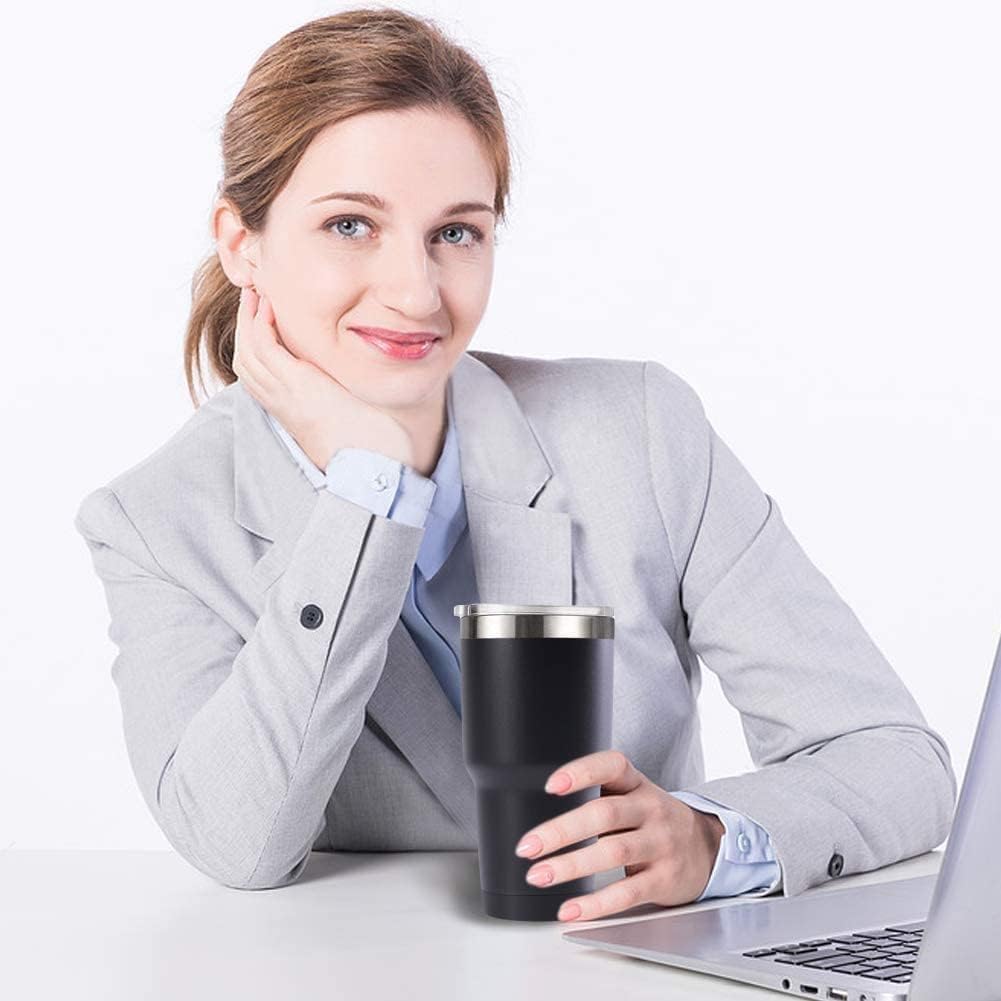 30oz Stainless Steel Travel Mug with Lid, 12 Pack Double Wall Vacuum Insulated Bulk Tumbler, Powder Coated Coffee Cup Suitable for Vehicle Cup Holders (Assorted Colors)