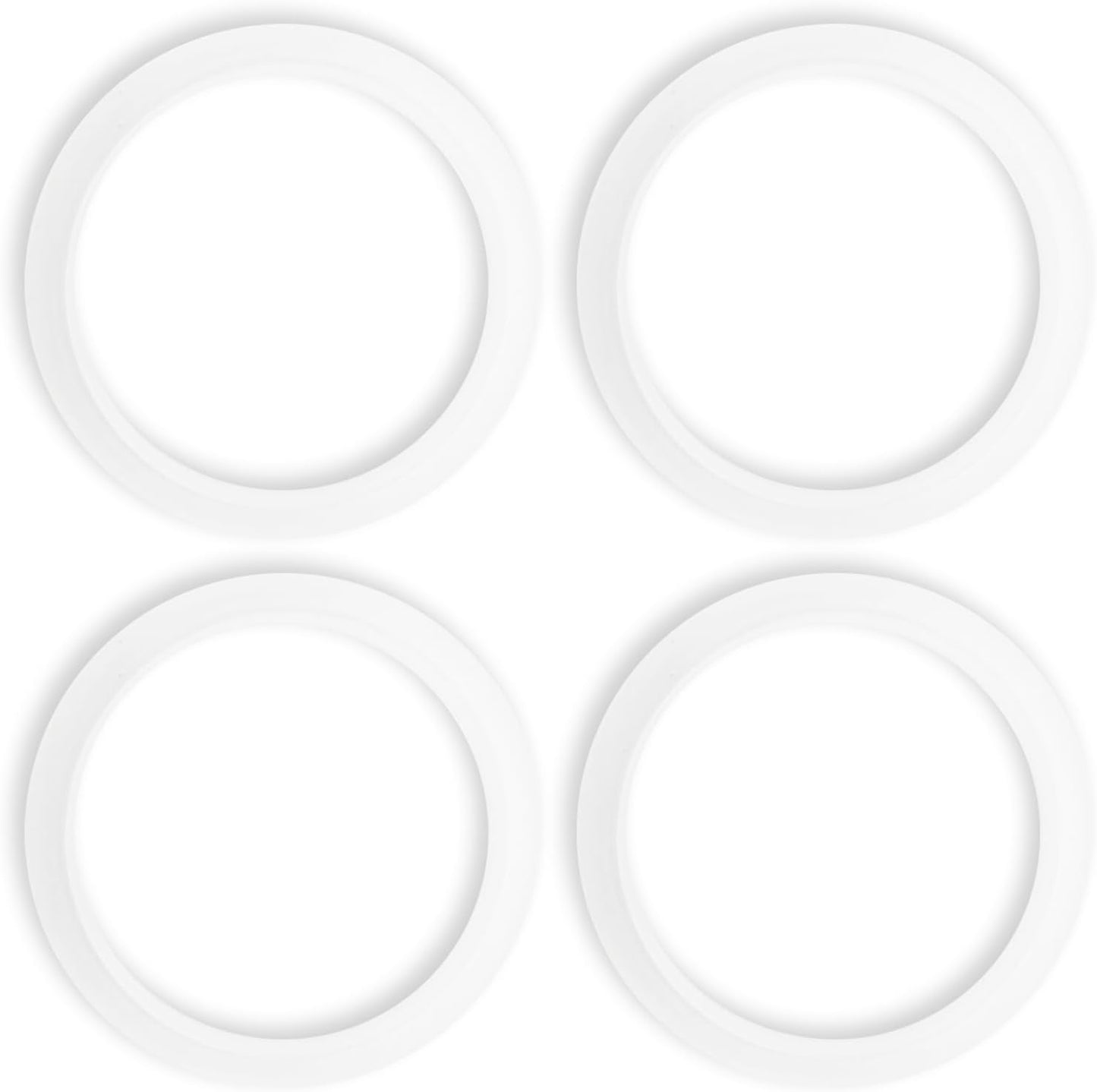 4 Pcs Replacement Gasket Seal Ring, 51mm Silicone Steam Ring Espresso Machine Repair Kit, Grouphead Gasket Replacement Part Compatible with De'longhi EC820 EC850 EC860 DEDICA EC680 EC685 Smeg