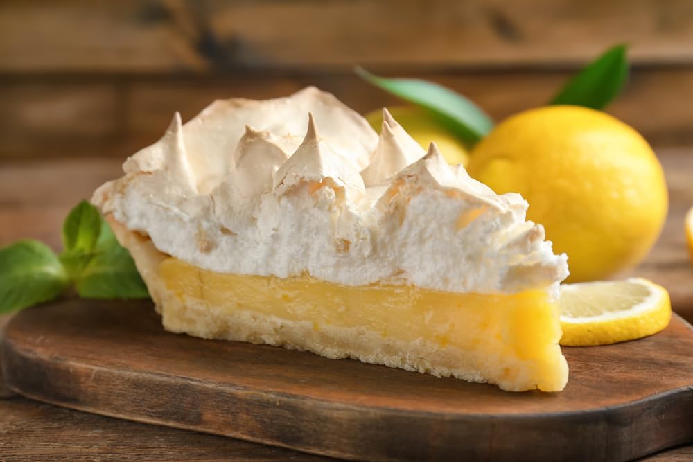 A Blend Above Lemon Meringue Pie Mix - No-Bake Desserts, All Natural, Vegan, Gluten Free, No MSG - Instant Dessert Mix, Fruit Dip, Bagel Topping, Frosting, Cheesecake Filling - Makes 16 Oz (Pack of 3)