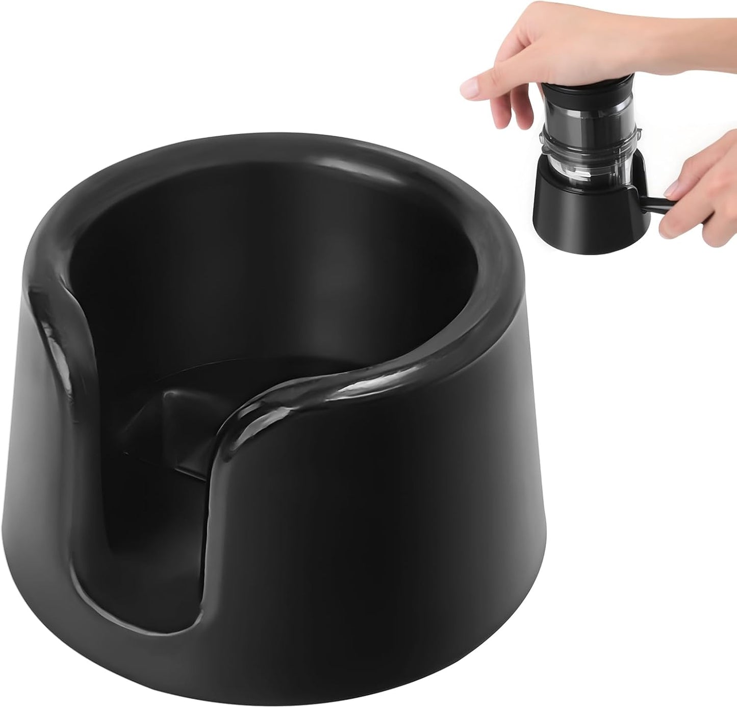 Coffee Tamper Base for Ninja Espresso ES601, Compatible Handheld Portafilter, Portafilter Holder for Ninja, Anti-Slip PETG Coffee Tamper Base for Ninja Luxe Cafe Accessories