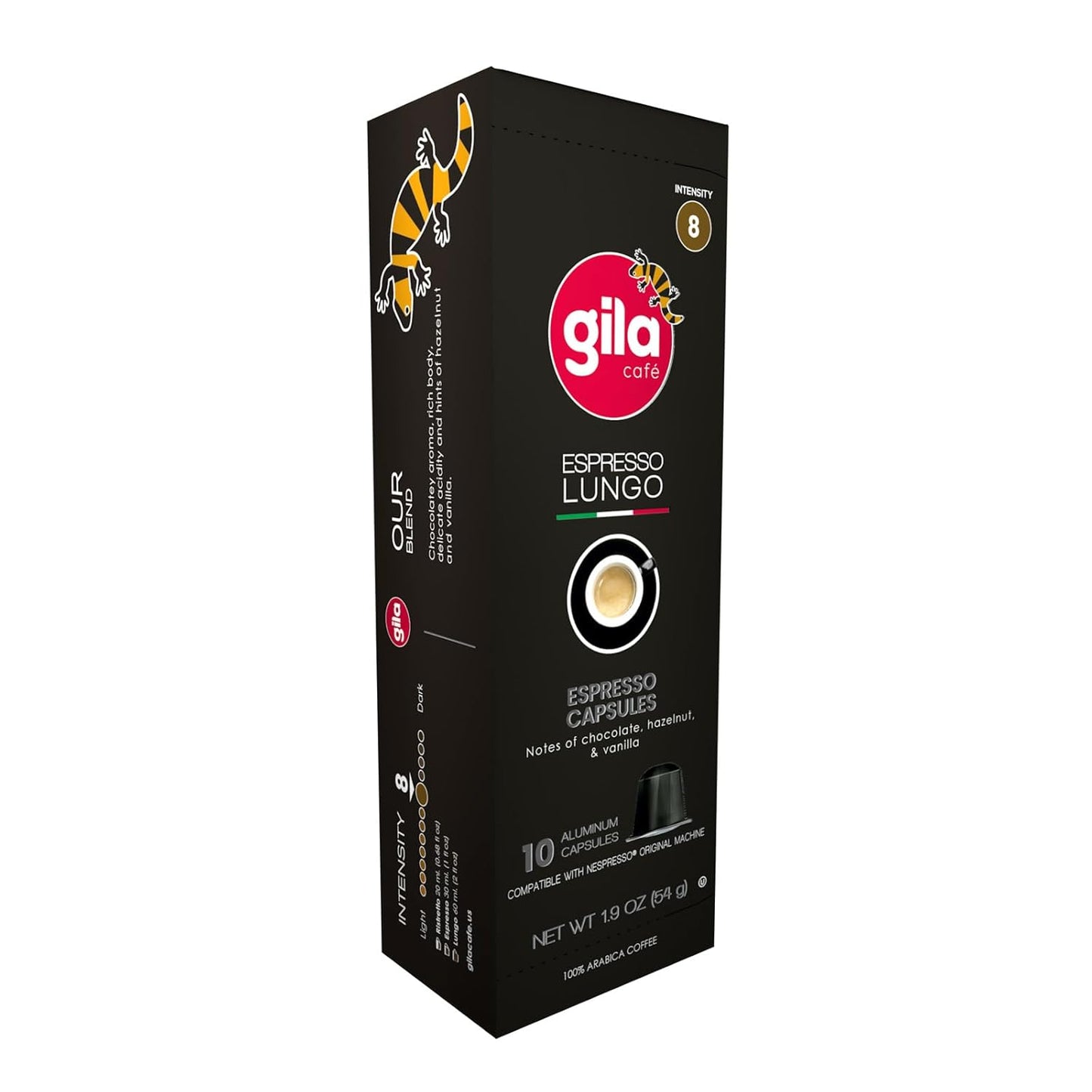 GILA Cafe Mexico aluminum coffee capsules compatible with Nespresso Original Machines