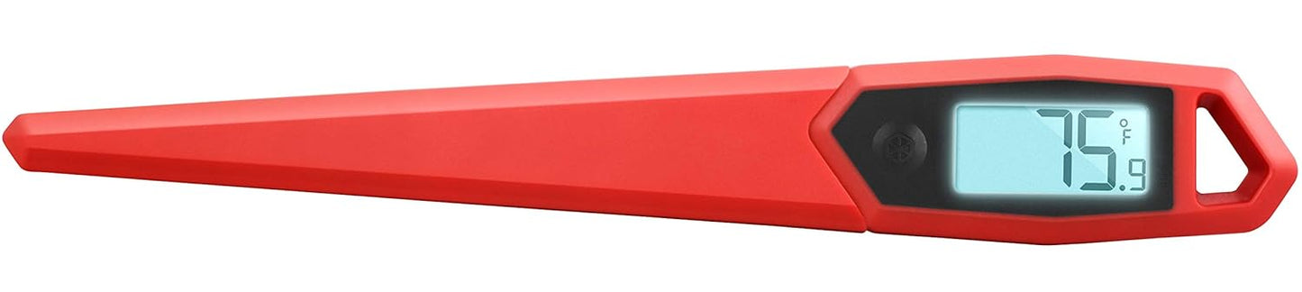 Lavatools PT18 Professional Commercial 4.5" Ambidextrous Backlit Digital Instant Read Meat Thermometer for Kitchen, Food Cooking, Grill, BBQ, Smoker, Candy, Home Brewing, and Oil Deep Frying