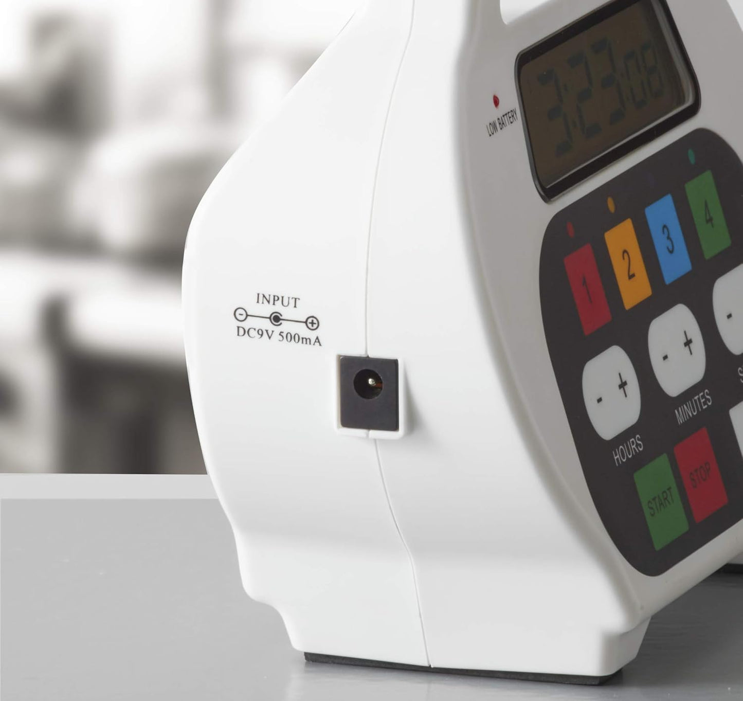 4-Channel Digital Timer, Digital Kitchen Timer, Extended Countdown for Long Cooking Process, Large LED Display for Food Cooking, Baking, Marinade, Roasting, Beef Boiling, Grilling by Chef Master 90218