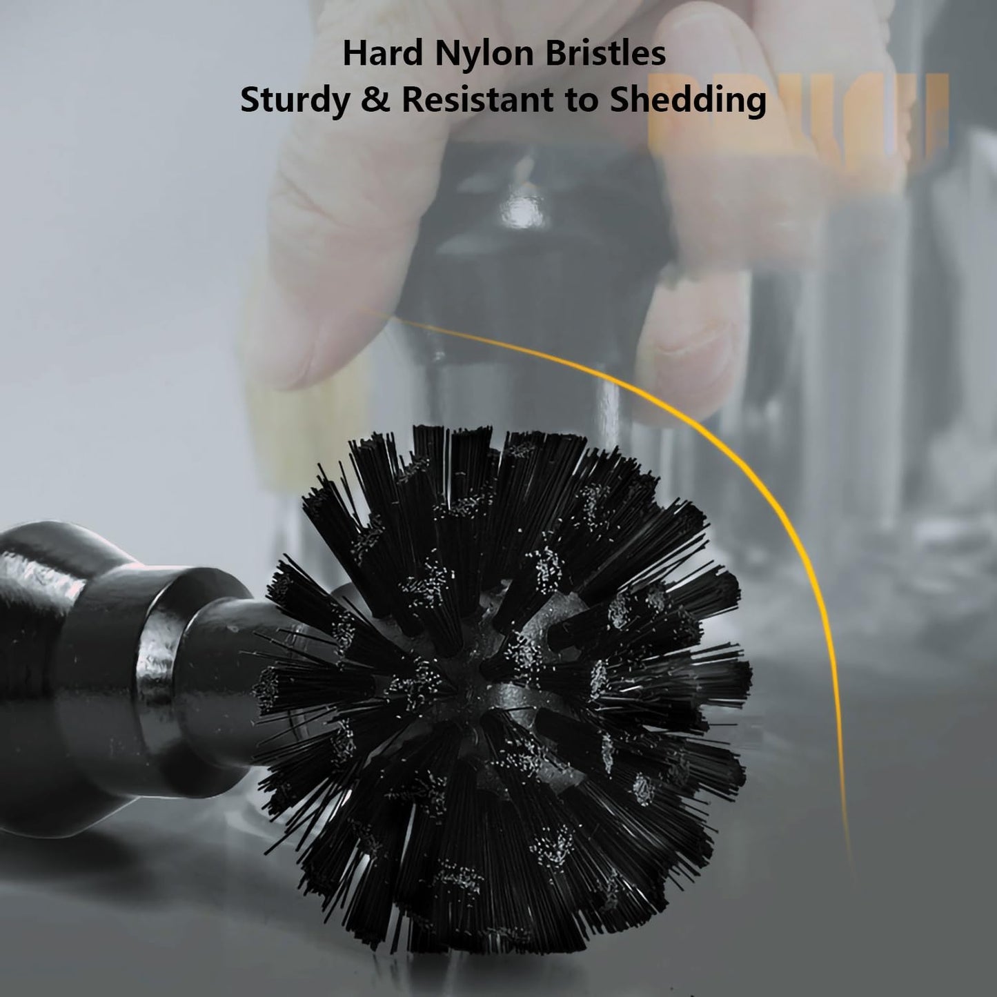 Espresso Coffee Machine Cleaning Brush Kit with Portafilter Cleaning Disc (51mm and 54mm Portafilter Brush)