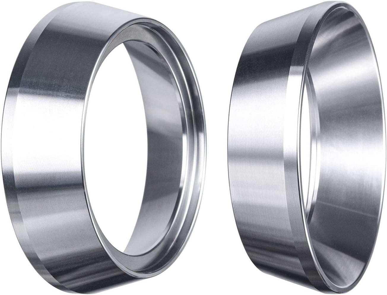 54mm Espresso Dosing Funnel, MATOW Stainless Steel Coffee Dosing Ring Compatible with Breville 54mm Portafilter