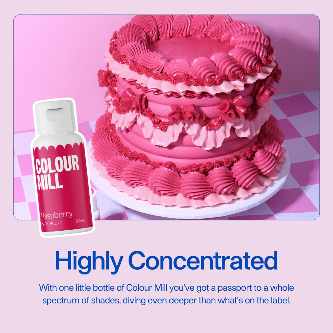 Colour Mill Oil-Based Food Coloring, 20 Milliliters Blush
