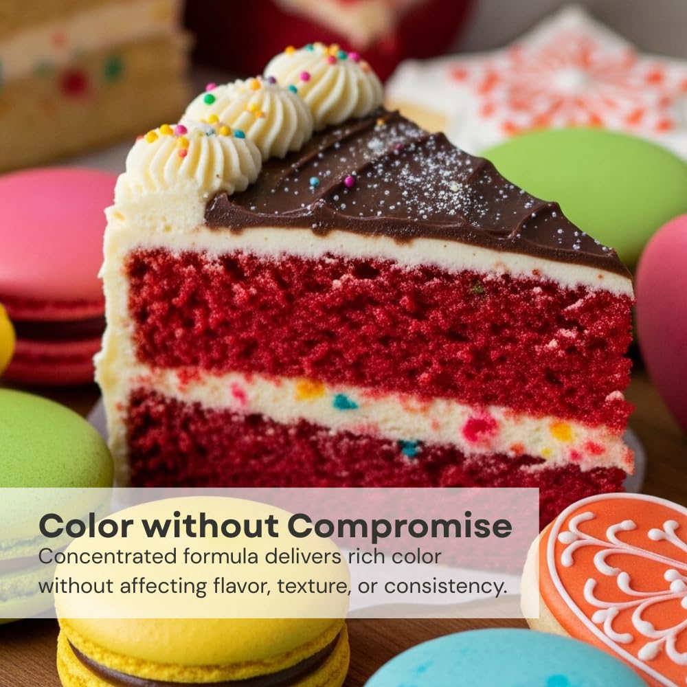 Chefmaster Mint Green Liqua-Gel® Food Coloring | Vibrant Color | Professional-Grade Dye for Icing, Frosting, Fondant | Baking & Decorating | Fade-Resistant | Easy-to-Use | Made in USA | 2.3 oz