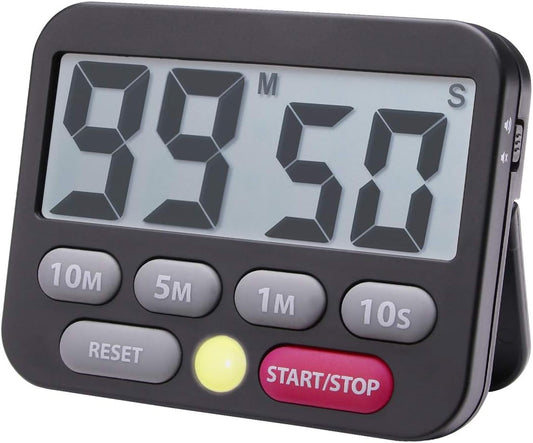 Searon Digital Kitchen Timer, Magnetic, LED Alert, Kickstand for Cooking Classroom Homework Fitness