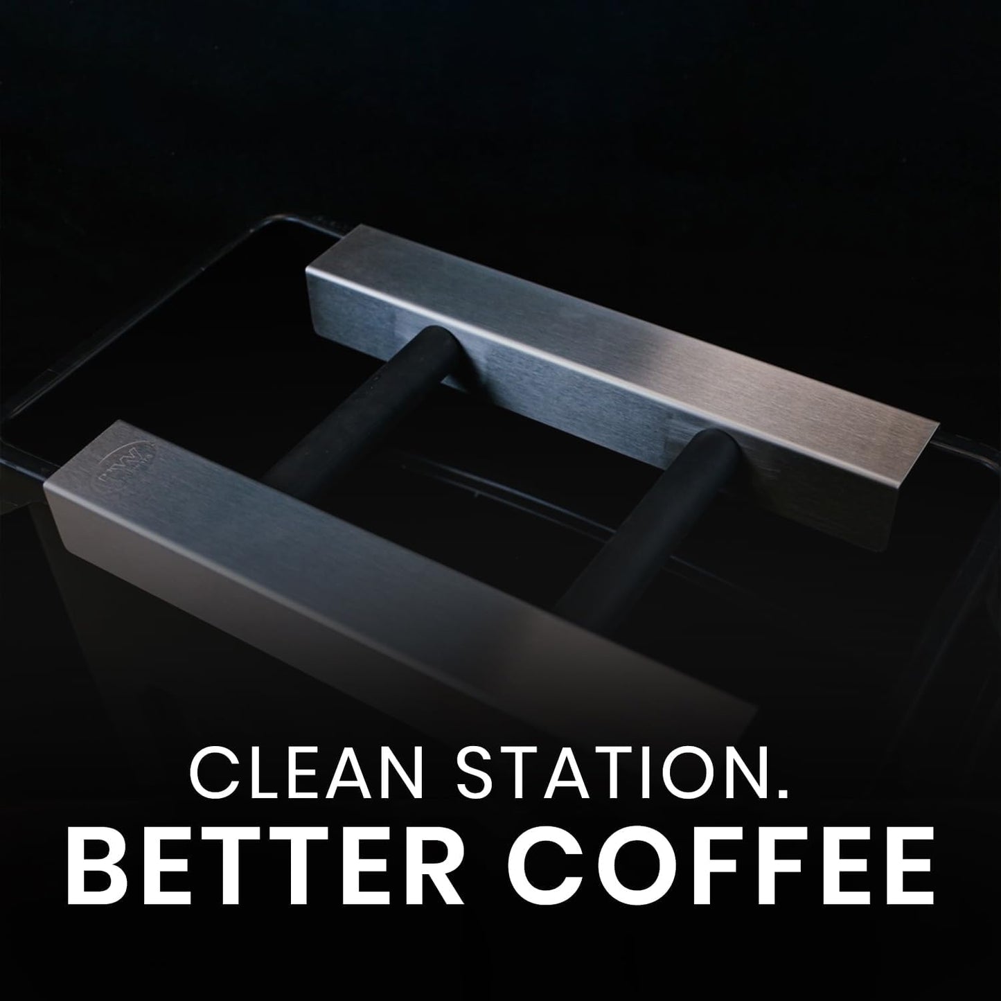 Rattleware Stainless Steel Knock Chute 15″×11″ – Heavy-Duty, Double-Sided Espresso Grounds Chute for Slim Jim Trash Can – Commercial Grade Barista Tools for High-Volume Coffee Stations