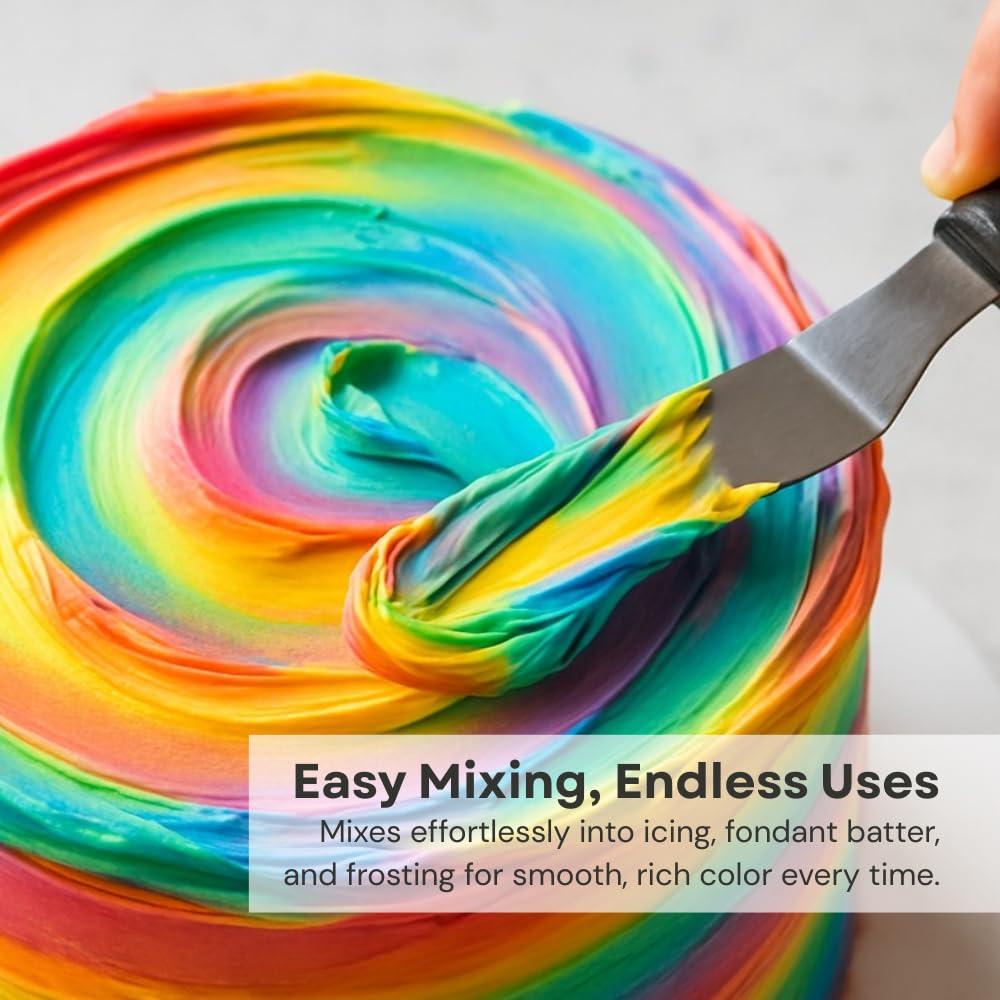 Chefmaster Bright Red Liqua-Gel® Food Coloring | Vibrant Color | Professional-Grade Dye for Icing, Frosting, Fondant | Baking & Decorating | Fade-Resistant | Easy-to-Use | Made in USA | 2.3 oz