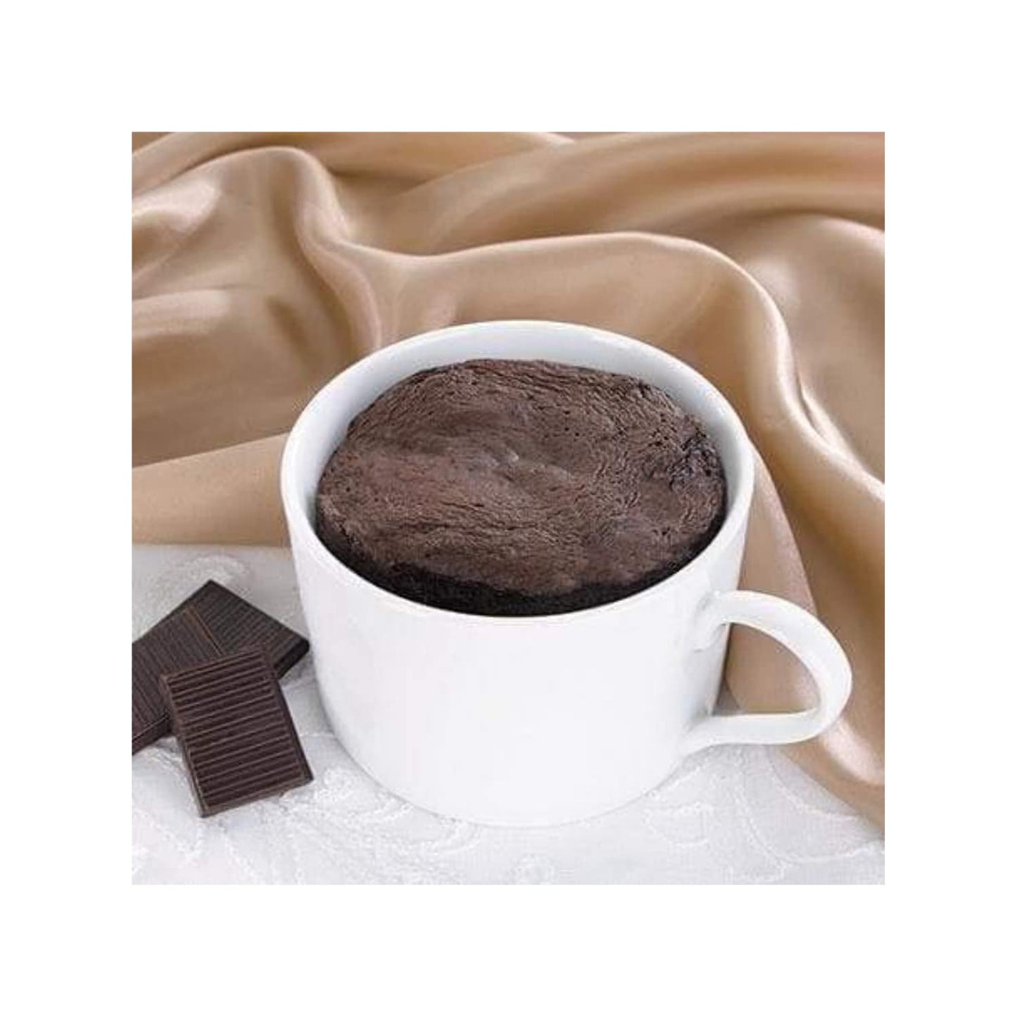 FITWISE - High Protein Mug Cake Mix, 15g Protein, Low Calorie, Low Net Carbs, Low Fat, High Fiber, Gluten Free, Ideal Protein Compatible, 7 Servings Per Box (Chocolate)