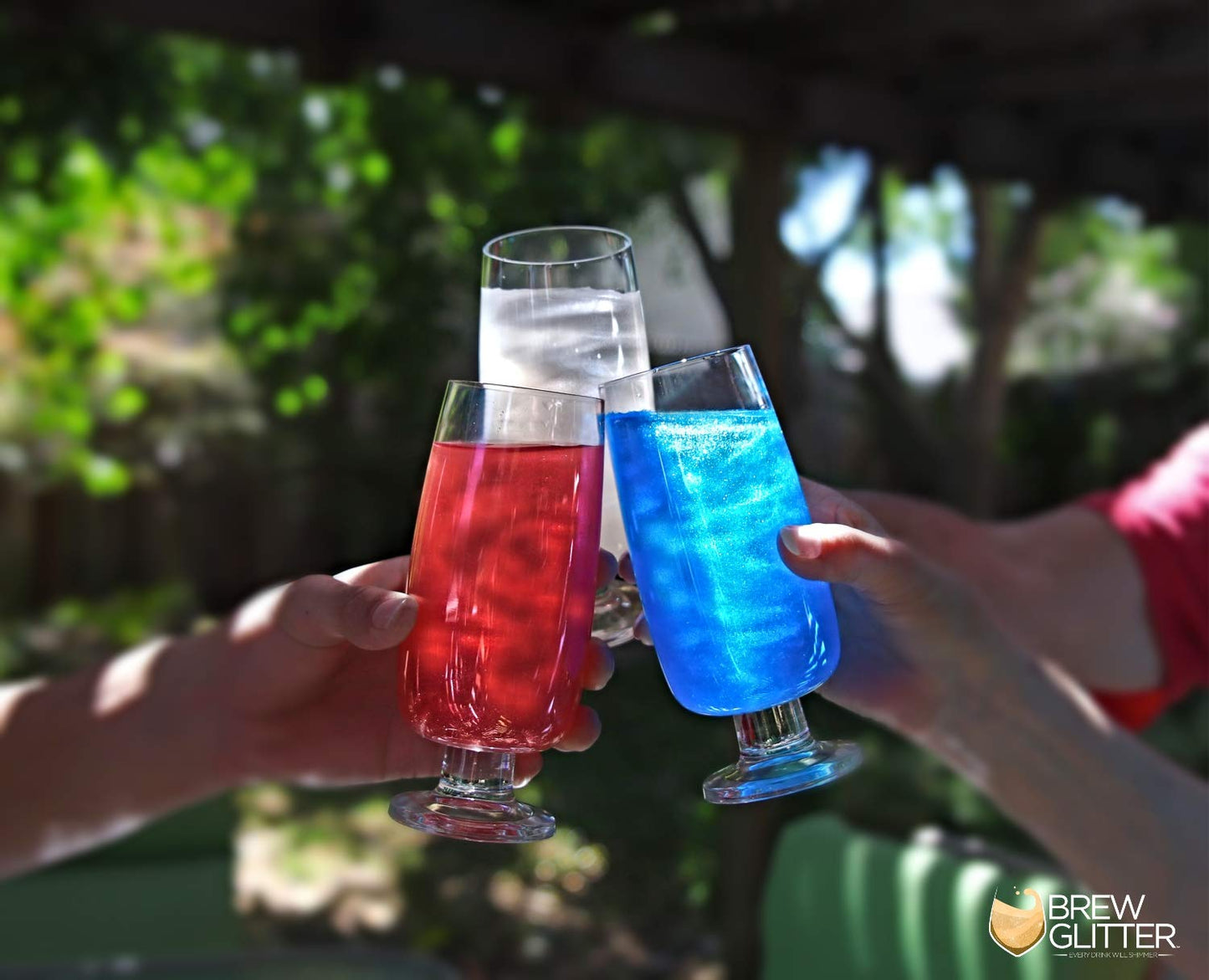 Brew Glitter - Red (25g 1x Shaker Jar) | Edible Glitter For Drinks, Beer and Cocktail Beverages by Bakell